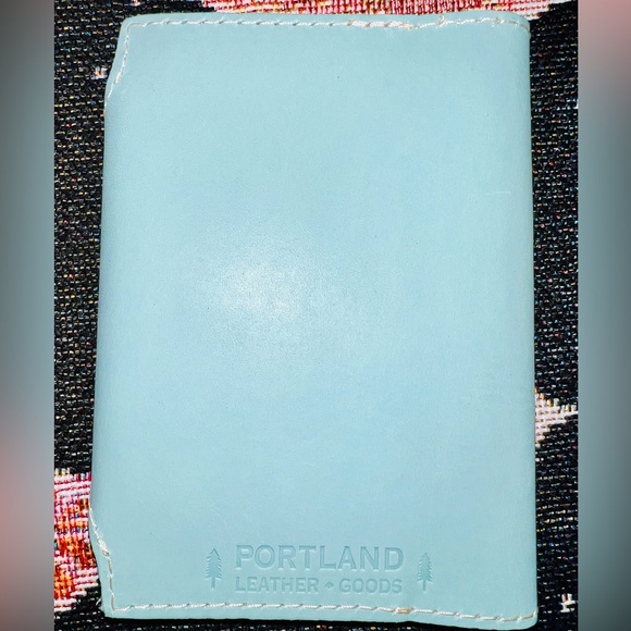 SOLD Portland Leather Goods Mint small snap journal - Picture 2 of 6